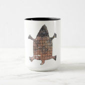 Stylisierte Schildkröte - Mimbres Pottery Design Tasse (Zentrum)