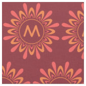 Stylisierte Sun/Blume Muster speziell für Farbstof Stoff (Nahaufnahme)