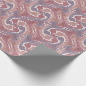 Stylisierte Swirling Hares Tesselung 2 Wrapping P Geschenkpapier (Ecke)