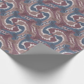 Stylisierte Swirling Hares Tesselung 7 Wrapping P Geschenkpapier (Ecke)