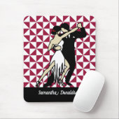 Stylisierte Tango Dancers Mousepad (Mit Mouse)
