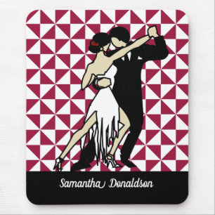 Stylisierte Tango Dancers Mousepad
