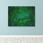 Stylisierte Tollwut-Viruspartikel 1 Leinwanddruck (Insitu (Holzboden))