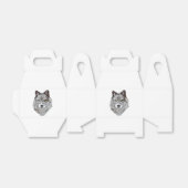 Stylisierte Wolf Head Geschenkschachtel (Ungefaltet)