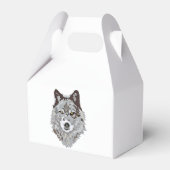 Stylisierte Wolf Head Geschenkschachtel (Vorderseite)