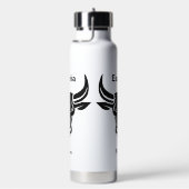 Stylisierter Bull-Sondertext Trinkflasche (rechts)