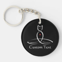 Stylisierter Cat Mediator mit anpassbarem Text