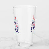 Stylist Barber Shop Pole Monogramm Glas (Rechts)