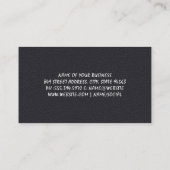 Stylist-Barberwerkzeuge Visitenkarte (Rückseite)