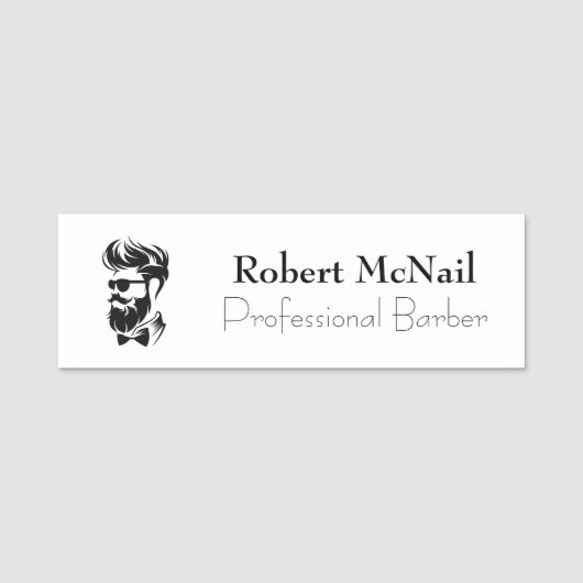 Stylist Beruflich Barber Namensschild (Vorderseite)