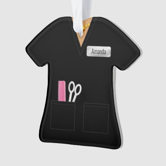 Stylist Black Profession Ornament (Vorderseite)