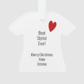 Stylist Black Profession Ornament (Rückseite)