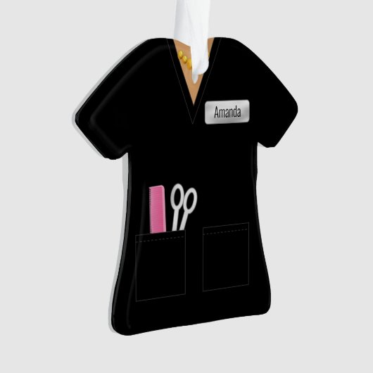 Stylist Black Profession Ornament (Vorderseite)