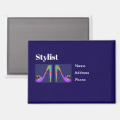 Stylist Business Magnet (Vorderseite/Rückseite)
