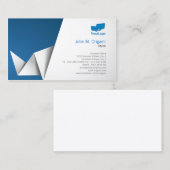 Stylist Card Origami Falten Visitenkarte (Vorne/Hinten)