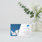 Stylist Card Origami Falten Visitenkarte (Stehend Vorderseite)