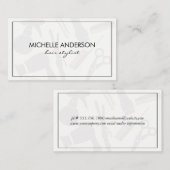 Stylist der klassischen Grenzhaare Visitenkarte (Vorne/Hinten)