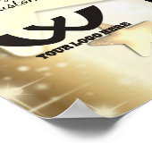 Stylist des Month Schönheitssalons Poster (Ecke)