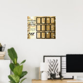 Stylist des Month Schönheitssalons Poster (Heimbüro)