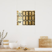 Stylist des Month Schönheitssalons Poster (Küche)