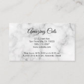 Stylist des Treueprogramms - Marmor Treuekarte (Rückseite)