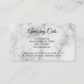 Stylist des Treueprogramms - Marmor Treuekarte (Rückseite)