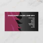 Stylist-Farbvorlage für den Haarsalon Visitenkarte (Vorderseite)