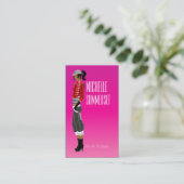 Stylist Fashion Designer Business Card Visitenkarte (Stehend Vorderseite)