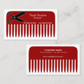 Stylist Friseur Visitenkarte (Vorne/Hinten)