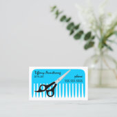 Stylist/Friseur Visitenkarte (Stehend Vorderseite)