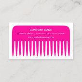 Stylist/Friseur Visitenkarte (Rückseite)