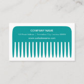 Stylist/Friseur Visitenkarte (Rückseite)