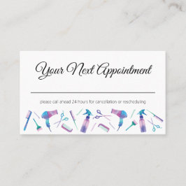 Stylist für Aquarellbilder Terminkarte