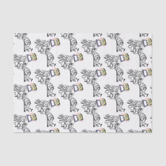 Stylist für dekoratives Papiertuch Seidenpapier (Vorderseite)