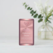 Stylist für Frauen, Pink Phoenix Visitenkarte (Stehend Vorderseite)