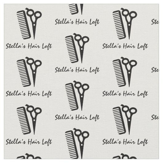Stylist für Friseursalon Schere Comb-Stoffe Stoff (Nahaufnahme)