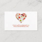 Stylist für persönliche Shopper-Kleidung Visitenkarte (Rückseite)