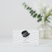 Stylist für Privatkunden Visitenkarte (Stehend Vorderseite)