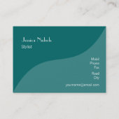 Stylist-Geschäfts-Karte Visitenkarte (Rückseite)