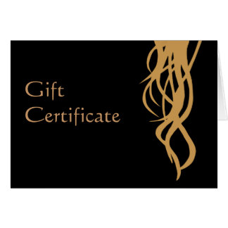 Stylist-Geschenk-Zertifikat