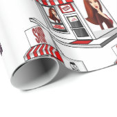 Stylist Geschenkpapier (Rolleneckpunkt)