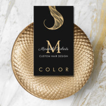 Stylist Gold Black Monogram