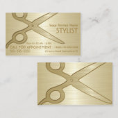 Stylist Gold Visitenkarte (Vorne/Hinten)