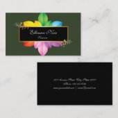 Stylist, Haar-Stylist, Nagel-Techniker, Schönheit Visitenkarte (Vorne/Hinten)