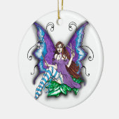 Stylist-Hair Dresser Fairy Keramikornament (Links)