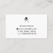 Stylist Haustiere Visitenkarte (Rückseite)