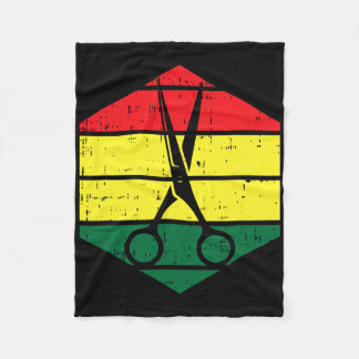 Stylist Juneteenth Blm Black History Hairdres Fleecedecke