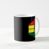 Stylist Juneteenth Blm Black History Hairdres Kaffeetasse (VorderseiteRechts)