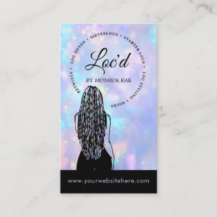 Stylist Loc Beauty & Hair Salon Loctitian Lila Visitenkarte