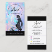 Stylist Loc Beauty Salon Visitenkarte (Vorne/Hinten)